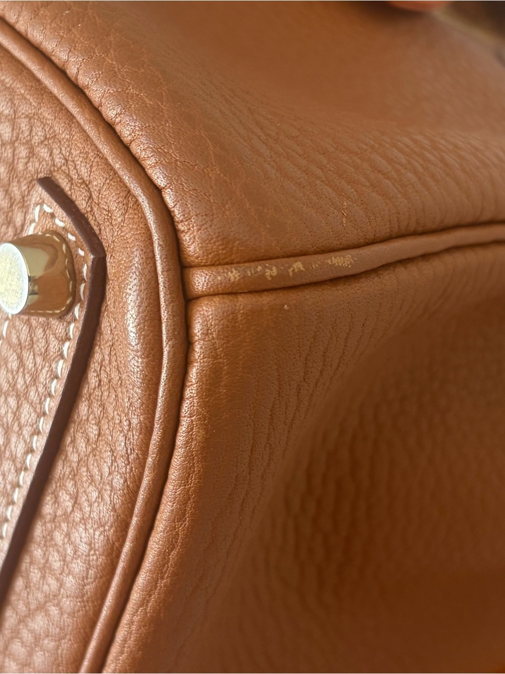 Hermes Birkin Gold Fjord Leather with Gold hardware - Picture 8 of 17